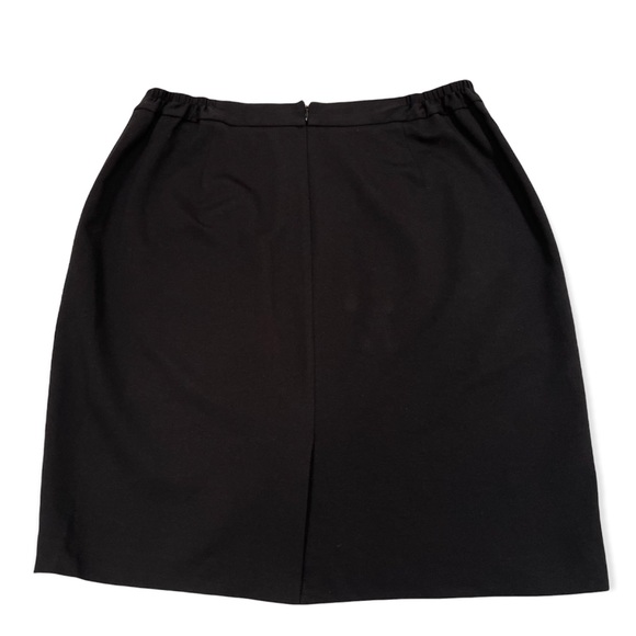 🍀Kasper black skirt with zipper pockets - Picture 6 of 12